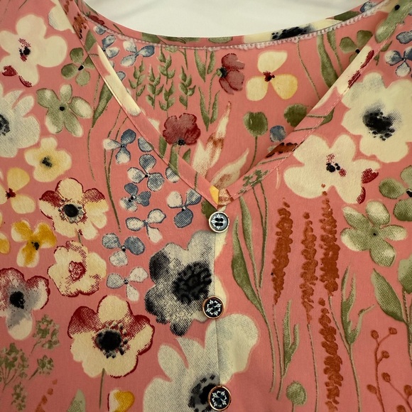 Floral Pink Maxi Dress - Picture 3 of 4